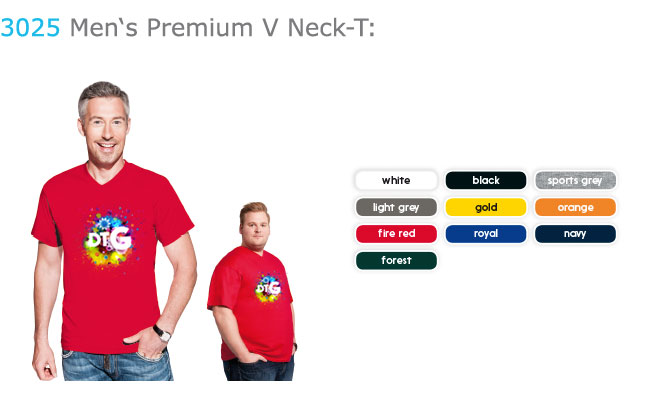 Men?s Premium V Neck-T Men?s Premium V Neck-T