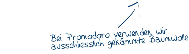 Ausschließlich gekämmte Baumwolle Ausschließlich gekämmte Baumwolle